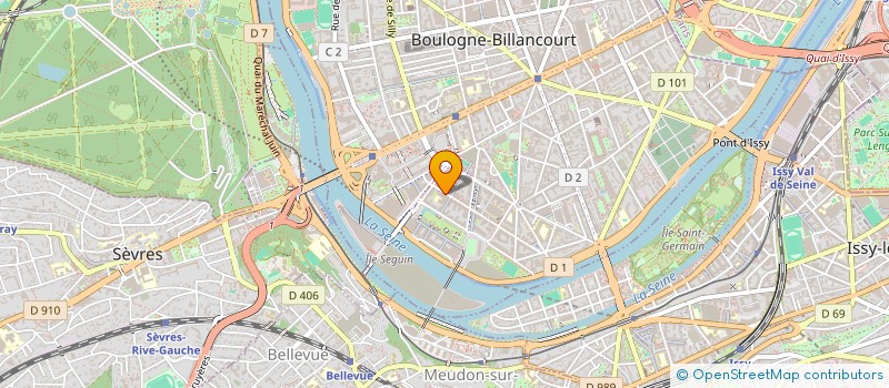 localisation de l'entreprise TOUT TYPE 2 ROUES  BOULOGNE-BILLANCOURT