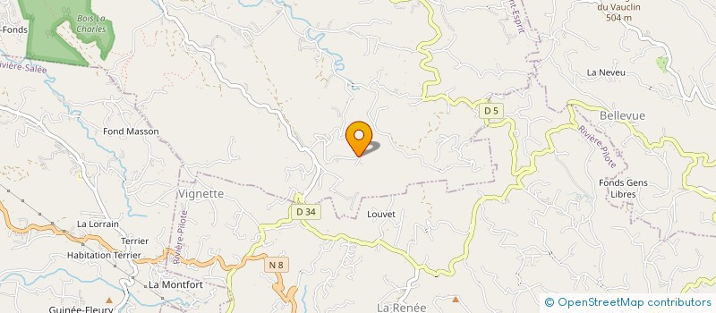 localisation de l'entreprise TOUT TYPES DE TRAVAUX BTP EURL  SAINT-ESPRIT