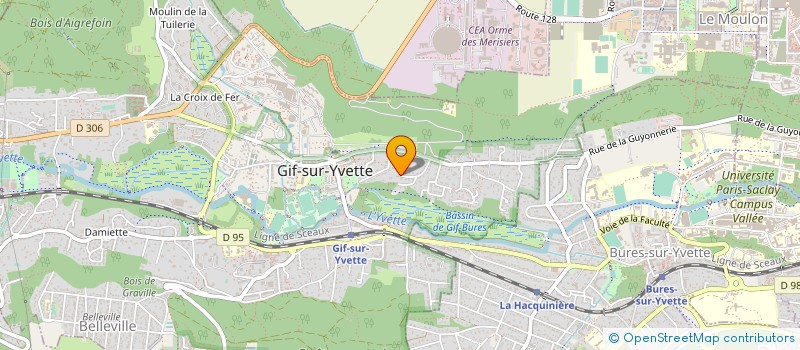 localisation de l'entreprise TOUT UN ART - CREER POUR S ELEVER à GIF-SUR-YVETTE