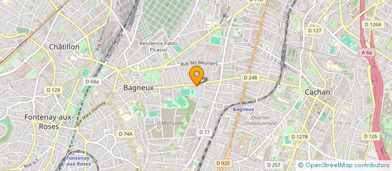 localisation de l'entreprise TOUT UN MONDE à BAGNEUX