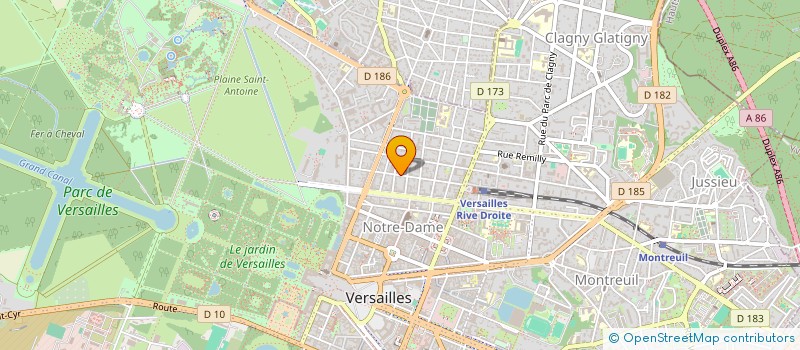 localisation de l'entreprise TOUT UN MONDE à VERSAILLES
