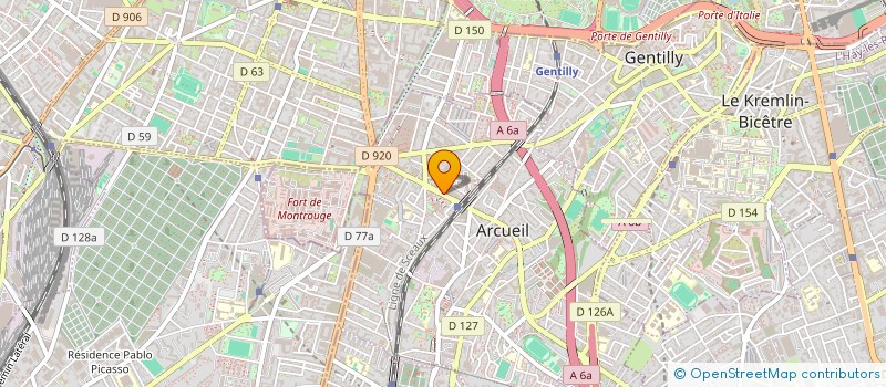 localisation de l'entreprise TOUT UN MONDE  ARCUEIL