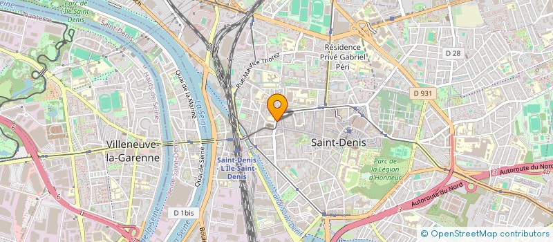 localisation de l'entreprise TOUT VA BIEN à SAINT-DENIS