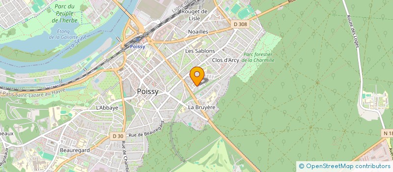 localisation de l'entreprise TOUT VA RECORDS  POISSY