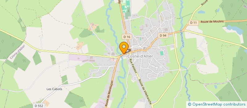 localisation de l'entreprise TOUTACIER à COSNE-D'ALLIER