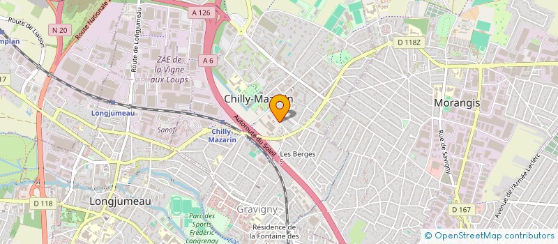 localisation de l'entreprise TOUTADOM  CHILLY-MAZARIN