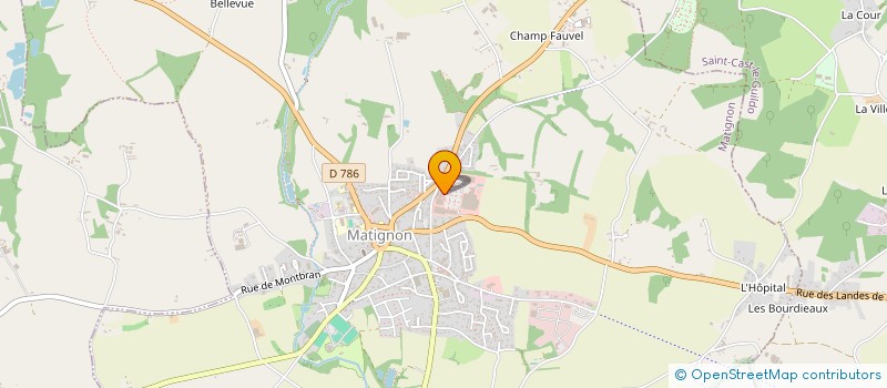 localisation de l'entreprise TOUTAIN FRERES  MATIGNON