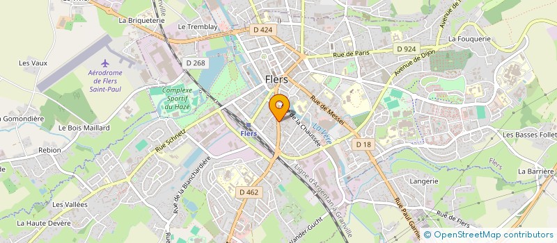 localisation de l'entreprise TOUTAIN HOLDING à FLERS