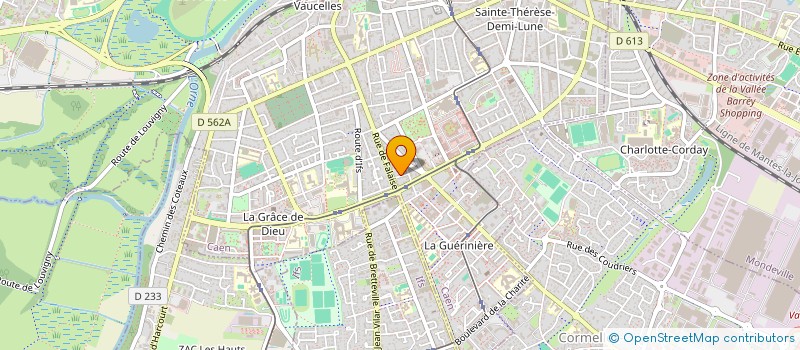 localisation de l'entreprise TOUTAIN INVESTISSEMENT  CAEN