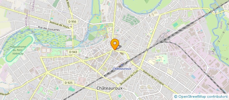 localisation de l'entreprise TOUTAIN TRAITEUR à CHATEAUROUX