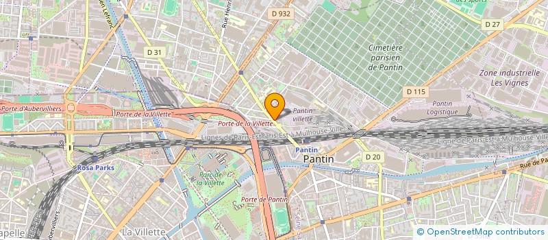 localisation de l'entreprise TOUTANCALCIUM  PANTIN