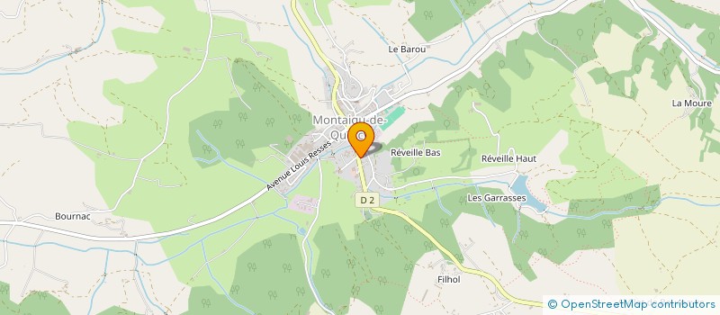 localisation de l'entreprise TOUTANIMO à MONTAIGU-DE-QUERCY