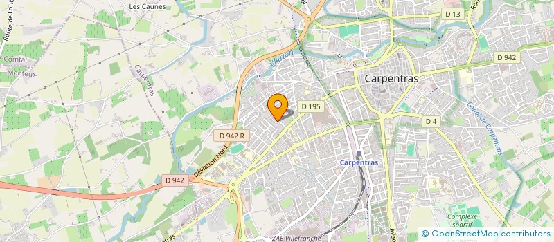 localisation de l'entreprise TOUTART ZIMUT 84 à CARPENTRAS