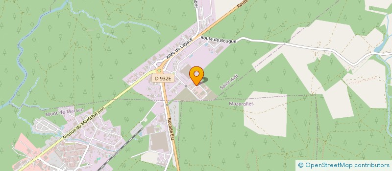 localisation de l'entreprise TOUTATIS  SAINT-AVIT