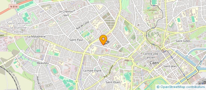 localisation de l'entreprise TOUTATIS à CAEN