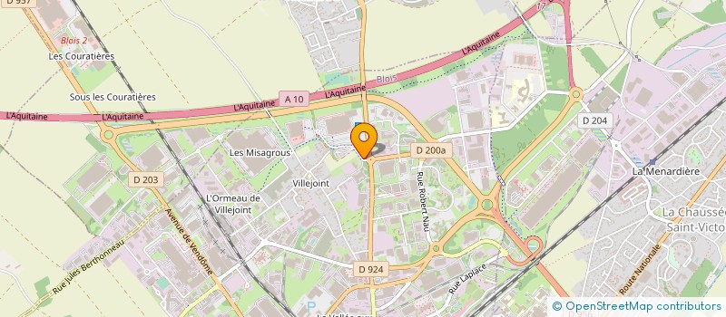 localisation de l'entreprise TOUTATIS INTERIM S.A. à BLOIS