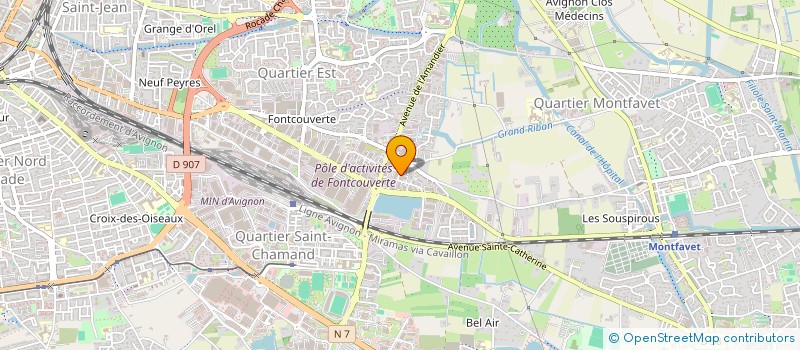 localisation de l'entreprise TOUTAUTO à AVIGNON