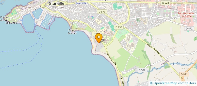 localisation de l'entreprise TOUTAVY  GRANVILLE