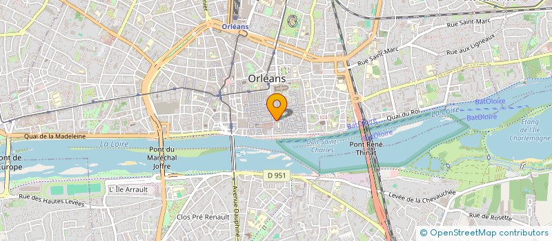 localisation de l'entreprise TOUTAZIMUT à ORLEANS
