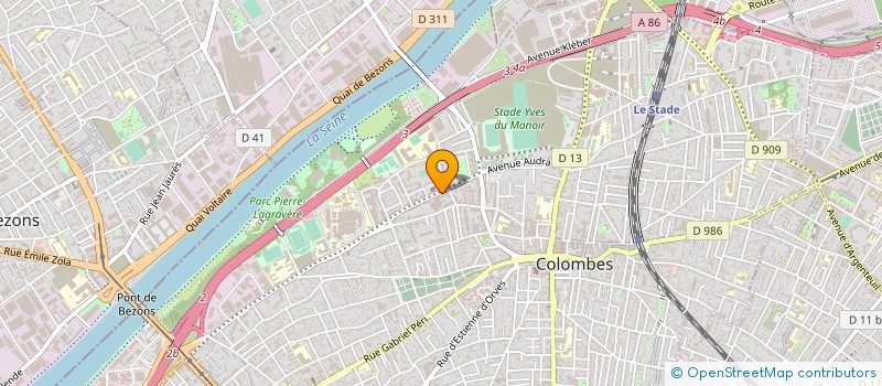 localisation de l'entreprise TOUTDO-BATIMENT à COLOMBES