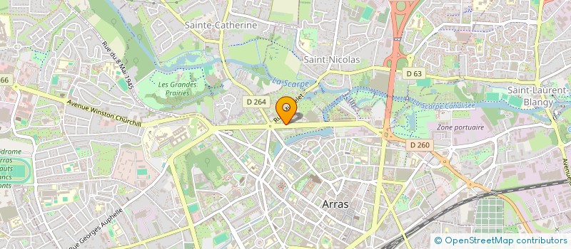 localisation de l'entreprise TOUTDOOH à ARRAS