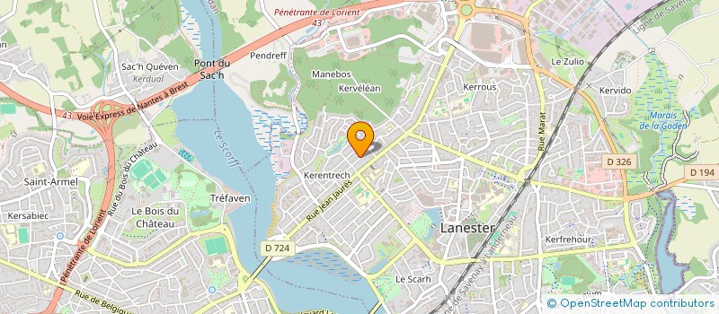 localisation de l'entreprise TOUTE FEU TOUTES FLAMMES  LANESTER