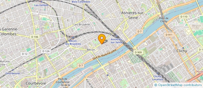 localisation de l'entreprise TOUTE L ENFANCE EN PLEIN AIR à COURBEVOIE