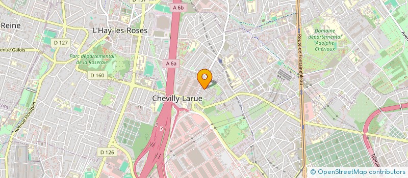 localisation de l'entreprise TOUTE LA MAREE  CHEVILLY-LARUE