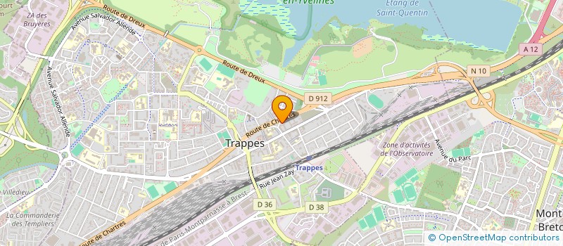 localisation de l'entreprise TOUTE LA SIGNALISATION à TRAPPES