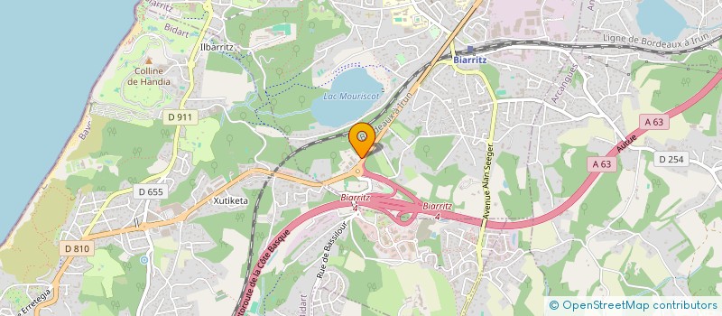 localisation de l'entreprise TOUTE MOBILITE FR à BIARRITZ