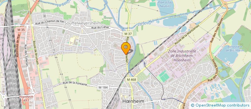 localisation de l'entreprise TOUTE ROBINETTERIE L A LEPAIN  SOUFFELWEYERSHEIM