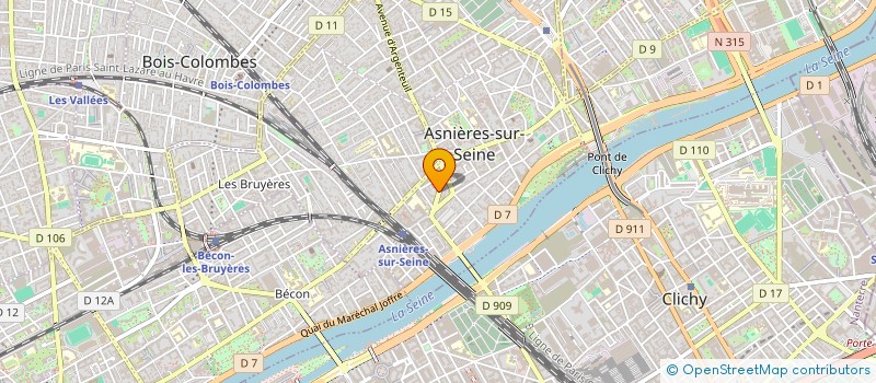 localisation de l'entreprise TOUTE UNE HISTOIRE à ASNIERES-SUR-SEINE