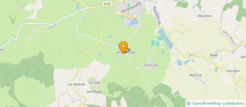 localisation de l'entreprise TOUTENBOIS à LE MAYET-DE-MONTAGNE