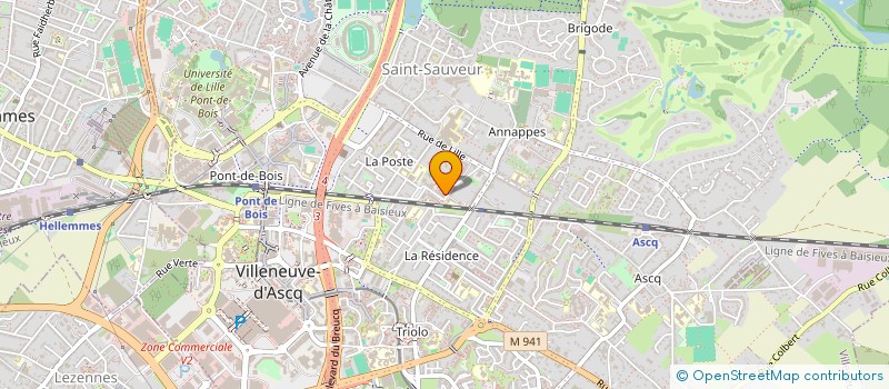 localisation de l'entreprise TOUTENCAFE  VILLENEUVE-D'ASCQ