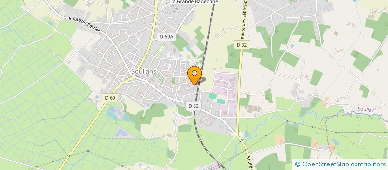 localisation de l'entreprise TOUTENCAMION à SOULLANS