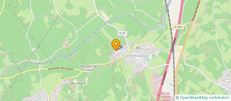 localisation de l'entreprise TOUTENKARO  VILLEMOLAQUE