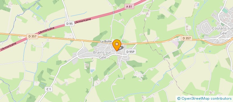 localisation de l'entreprise TOUTENSCRAP  COULANS SUR GEE