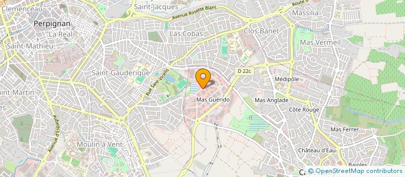 localisation de l'entreprise TOUTENTISSUS à CABESTANY