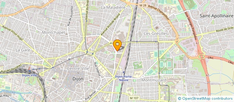 localisation de l'entreprise TOUTENVELO DIJON à DIJON