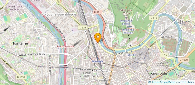 localisation de l'entreprise TOUTENVELO GRENOBLE à GRENOBLE