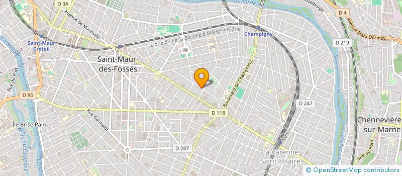 localisation de l'entreprise TOUTENVELO SAMO  SAINT-MAUR-DES-FOSSES