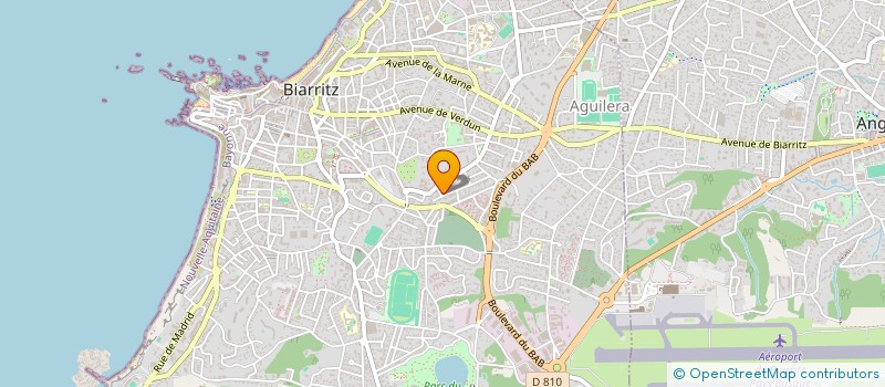 localisation de l'entreprise TOUTES APPLICATIONS DES METAUX à BIARRITZ