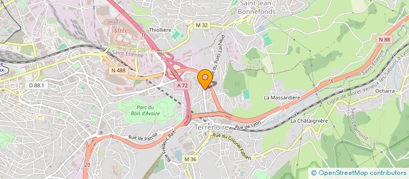 localisation de l'entreprise TOUTES APPLICATIONS ELECTRIQUES à SAINT-ETIENNE