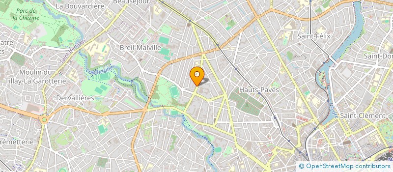 localisation de l'entreprise TOUTES BELLES à NANTES