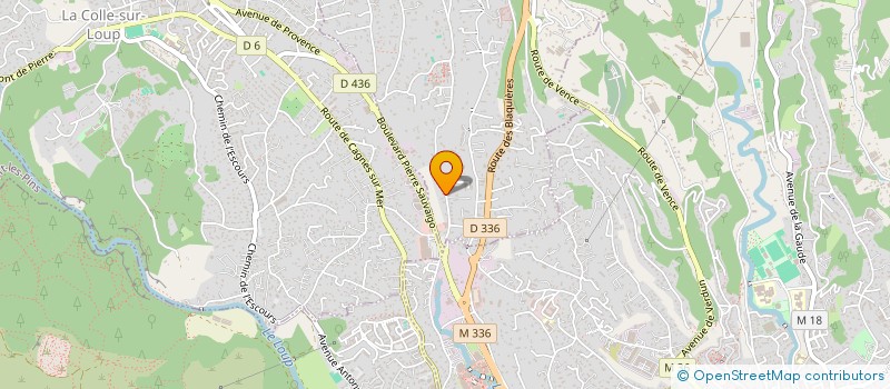 localisation de l'entreprise TOUTES EN MOTO COTE D AZUR à SAINT-PAUL-DE-VENCE