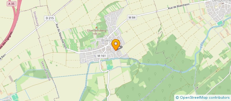 localisation de l'entreprise TOUTES EN MOTO STRASBOURG  SCHAEFFERSHEIM