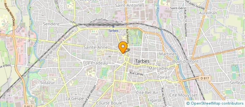 localisation de l'entreprise TOUTES LES FILLES EN PARLENT  TARBES