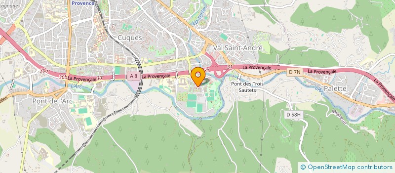 localisation de l'entreprise TOUTES LES TROIS à AIX-EN-PROVENCE