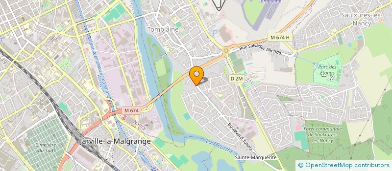 localisation de l'entreprise TOUTES NOS VOIX  SAINT-MALON-SUR-MEL