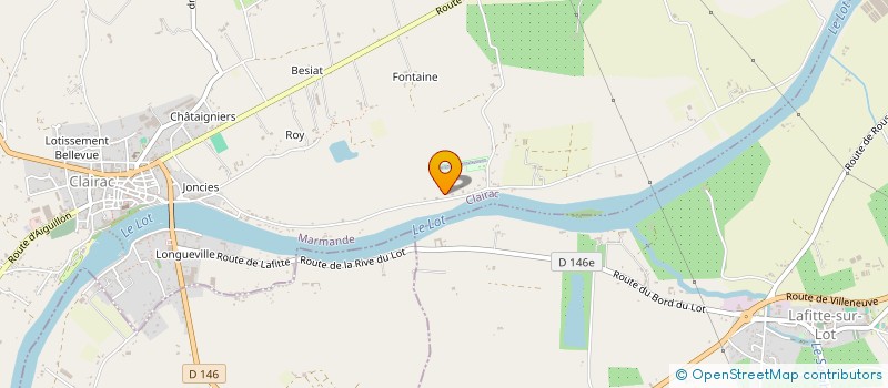 localisation de l'entreprise TOUTES OEUVRES TOUTES ENERGIES MUSICALES  CLAIRAC